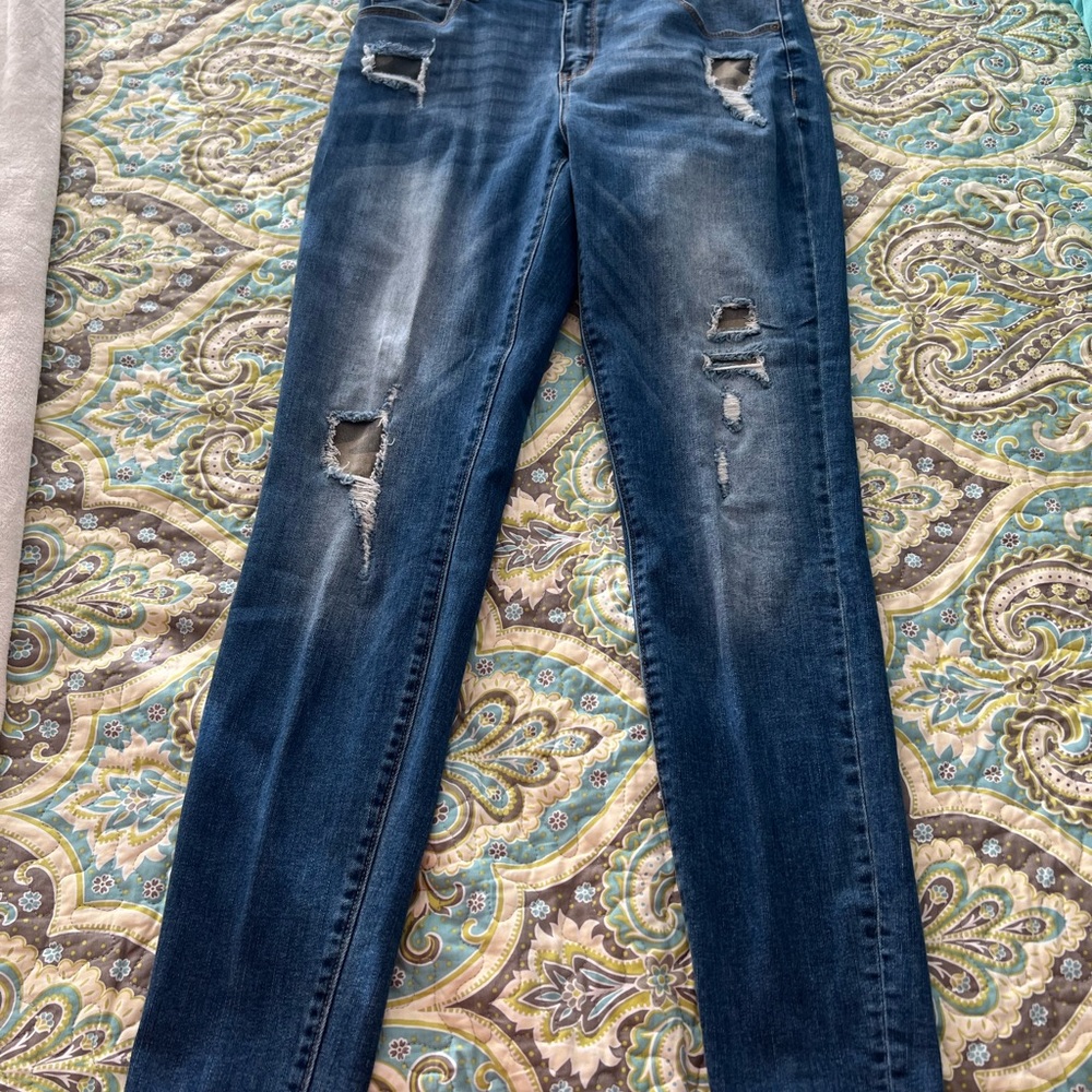 True Craft Distressed Jeans